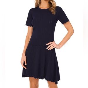 NWT Ted Baker Navy Knit Skirt Set